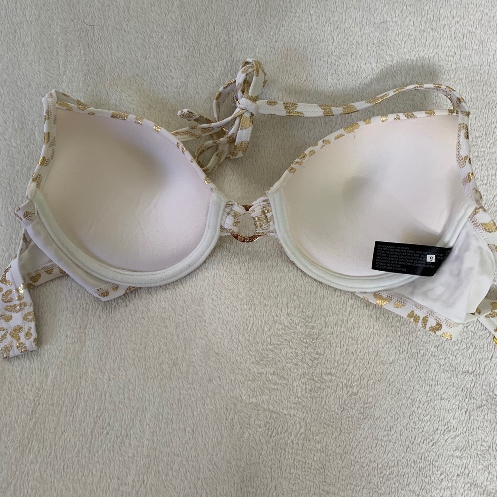 Gold Metallic Animal Print by Smart & Sexy Sz 36C - Picture 2 of 10